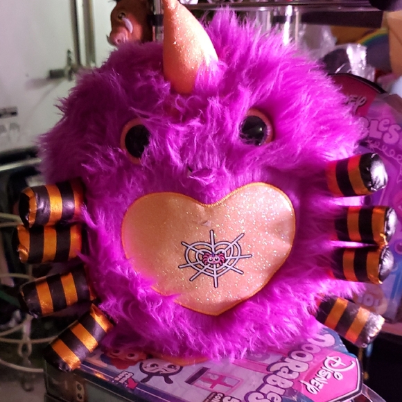 Purple Fuzzy Unicorn Toy - Picture 1 of 4